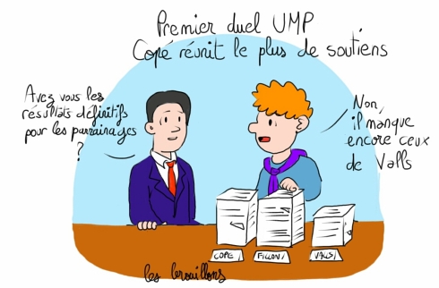 parrainages UMP Copé Valls Fillon présidence UMP opposition