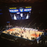 Un match de basket au Madison Square Garden